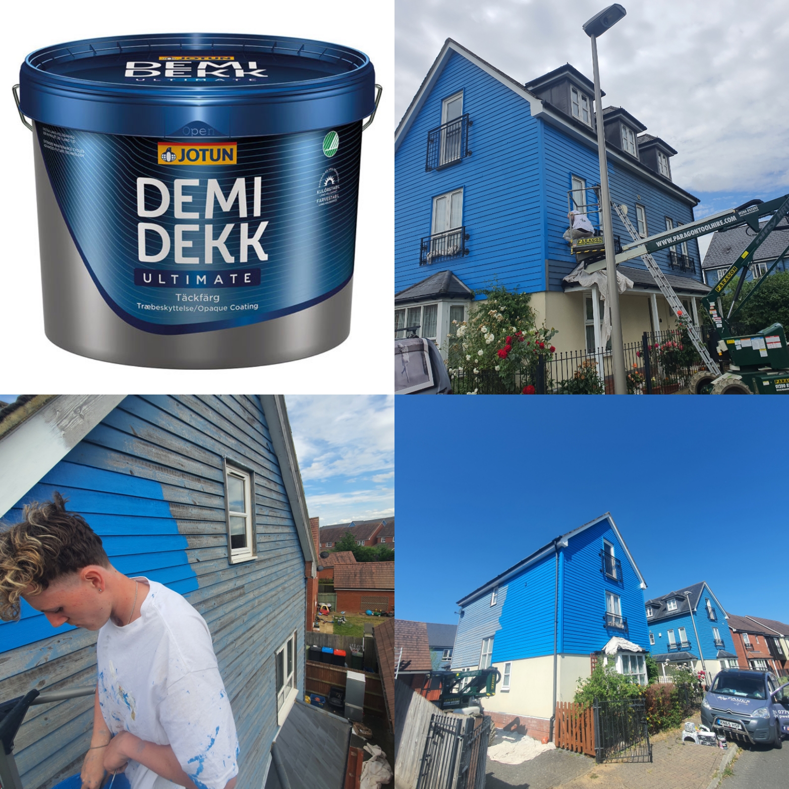 Exterior timber painting Olney