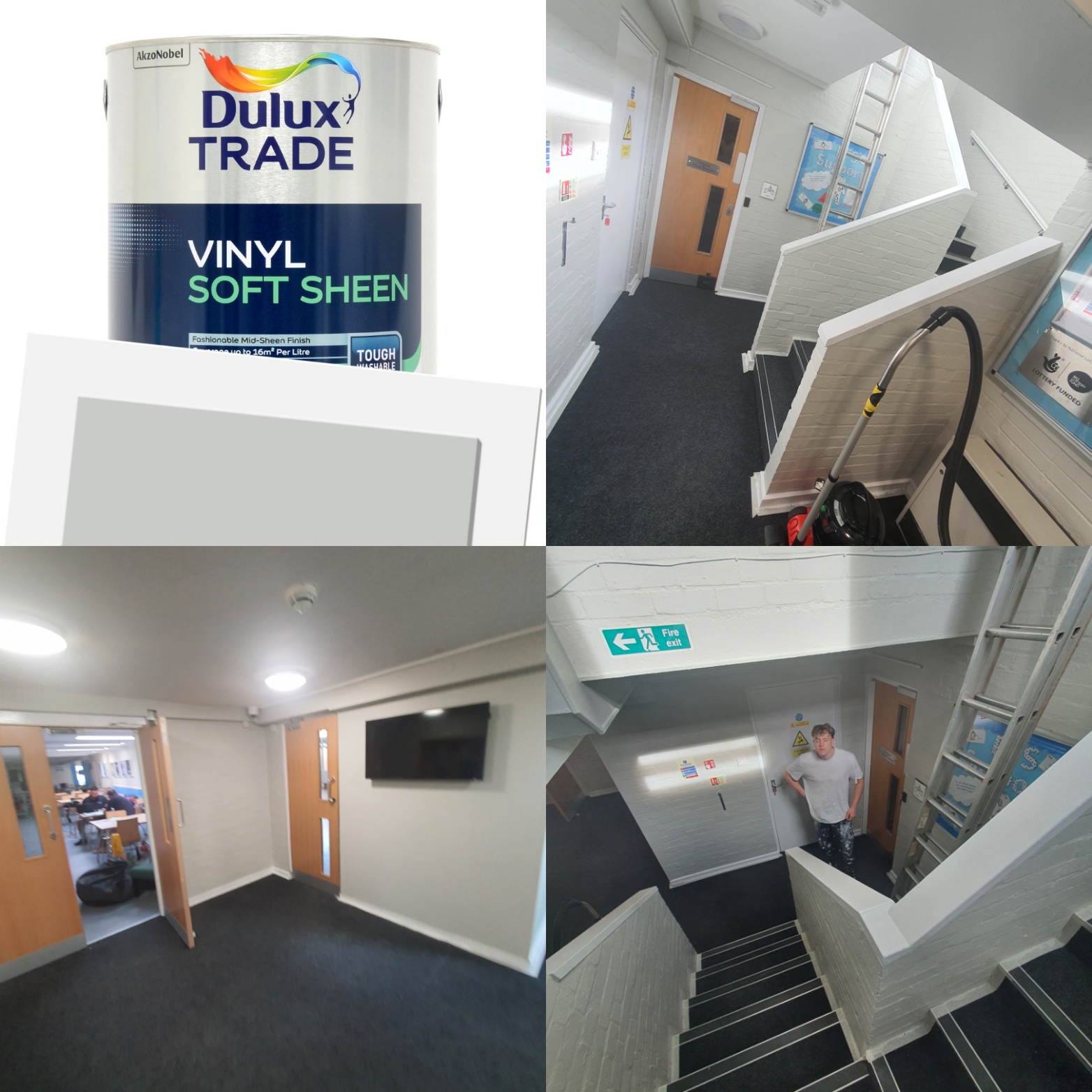 Commercial corridor repaint Milton Keynes